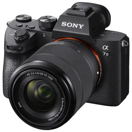 S-sony Alpha a7 III מלא-מסגרת ראי Vlogger מצלמה עם 28-70mm OSS עדשת קיט