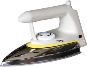 เหล็กแห้งไฟฟ้าแบบรีฟ1000วัตต์พร้อมแผ่นความร้อนเซรามิกสีขาวสำหรับใช้ในครัวเรือนและเชิงพาณิชย์ - Product Image 1