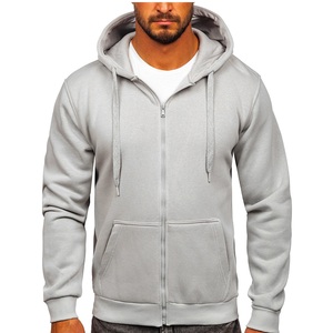 Sudadera con capucha para hombre, con logotipo personalizado, color blanco, con cremallera, informal, a la moda, estilo Hip Hop, ropa deportiva de cara completa, Tops con cremallera completa - Product Image 6