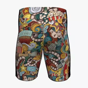 Short de boxe Muay Thai en satin de soie décoratif personnalisé avec logo et couleur personnalisés - Product Image 4