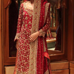 KAMEEZ — robe longue en broderie lourde pour femmes, élégante robe LEHENGA ceinturée, idéale pour le mariage, 2021 - Product Image 1