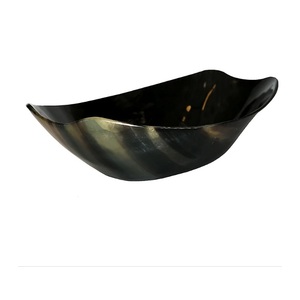 Bols en forme de corne du marbré, de haute qualité, naturels pour les aliments de la cuisine, bol de service en corne par axion, accessoires pour la maison - Product Image 6