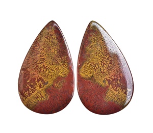ตะเข็บหินอาเกตคู่ Cabochon พลอยโมราธรรมชาติ,ชุดอัญมณีอาเกตผสมรูปทรงตะเข็บคู่ - Product Image 1