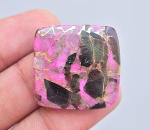 Turmalina con Cobre, Cuentas Sueltas de Piedras Preciosas Rosadas, Formas Ovaladas/de Pera de Alta Calidad, Tamaño 30-50mm, Venta al por Mayor para la Fabricación de Joyas - Product Image 2