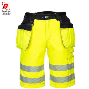 Pantalones cortos de seguridad reflectantes, ropa de trabajo con estampado personalizado, visibilidad, oem - Product Image 5
