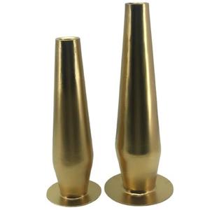 Ensemble de porte-bougie Design Unique, porte-bougie en métal doré brillant, décoration de mariage, décoration de maison 1 pièce - Product Image 3