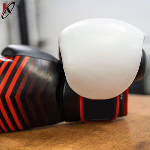 High Quality Genuine Cowhide Leather Boxing Gloves for <b>Punch</b> <b>Bag</b> Pads & Sparring Training Top Martial Arts Gear - Product Image 5