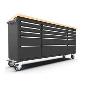 72 Inch 15 <b>Drawer</b> Tool <b>Trolley</b> <b>With</b> Cabinet - Product Image 1