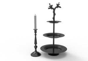 New Design Aluminum Casting Cake Stand 2 Tier with Marble <b>Decorative</b> Cake Plates New Arrival 2024 Launch Hot Style Cake Stand - Product Image 6