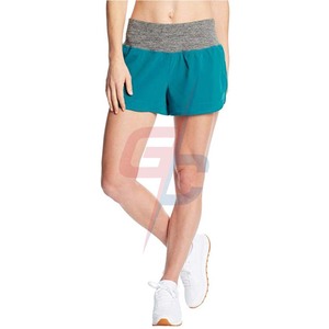 Pantalones cortos deportivos para correr para mujer, Shorts femeninos de tejido Premium de 3,5 pulgadas, diseño personalizado, para gimnasio, Yoga - Product Image 2
