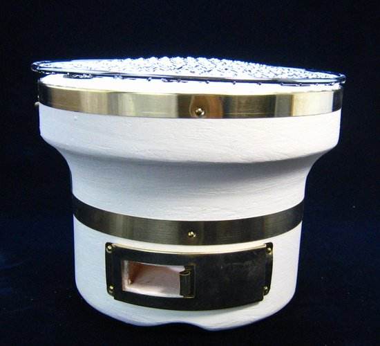 ผักบุ้ง shichirin ย่าง170มม