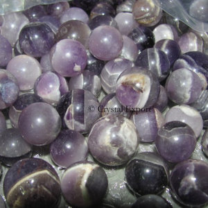 Best Value of Amethyst Banded <b>Ball</b> : Amethyst Banded <b>Ball</b> Healing Reiki Stone Home Decor - Product Image 1