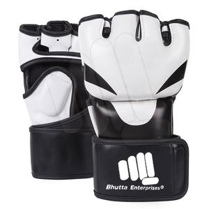 Guantes de Piel para MMA y Muay Thai con Estampado Personalizado - Guantes de Entrenamiento de Artes Marciales de Alta Calidad - Product Image 1