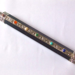 Venta mayorista Varitas curativas de ágata negra Varitas de cuarzo de piedras preciosas Premium - Product Image 1