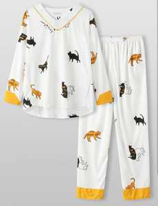 ชุดนอนแขนยาวขนาดใหญ่สำหรับผู้หญิง,ชุดนอนผ้าลินินขายส่ง - Product Image 6