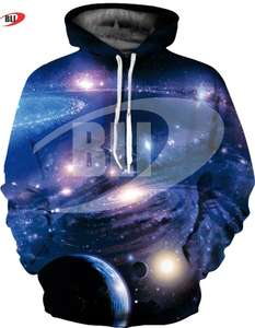 เสื้อฮู้ดผู้ชายผ้าโพลีเอสเตอร์100% มีฮู้ดพิมพ์ซับลิเมชันสำหรับกีฬาฤดูหนาวออกแบบโลโก้ได้ตามต้องการ - Product Image 2