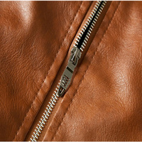 Chaqueta de cuero de oveja de invierno para hombre de la mejor calidad de estilo informal pakistaní con cierre de cremallera de talla grande característica transpirable