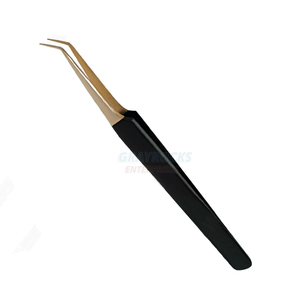 Pincettes d'extension de cils réutilisables de la meilleure qualité Instruments de beauté en acier inoxydable Pincettes à cils - Product Image 2