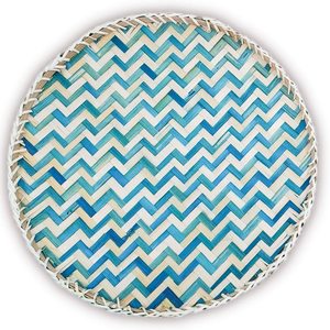 Bandeja decorativa tejida de bambú, decoración artística de pared para el hogar, lista para enviar desde Vietnam, precio directo de fábrica - Product Image 4