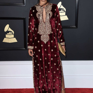 -Branché-belle HEAVY--EMBROIDERY sur longue KURTA, pantalon avec main ZARDOZI travail --- pour la fête/quotidien BASE = 2021 - Product Image 1