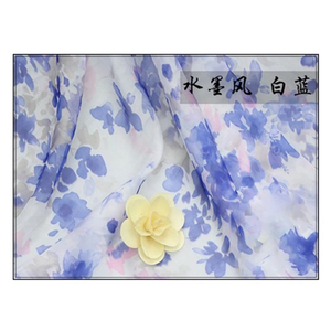 Giá Rẻ 30D In Hoa Dệt <span class=keywords><strong>100</strong></span> <span class=keywords><strong>Polyester</strong></span> Vải Voan Giá Cho Hàng May Mặc - Product Image 2