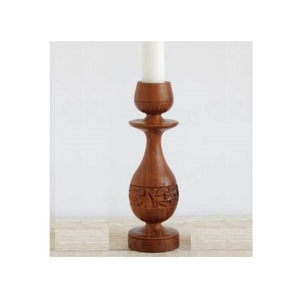 New Arrival Natural Wood Finished Color High Quality Modern Design Wooden Handmade <b>Candle</b> Holder for Home - Product Image 1