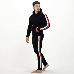Chándal oversize unisex de alta calidad, chándal para correr al por mayor personalizado con tiras laterales para primavera - Product Image 6