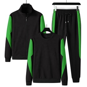 Survêtements 3 pièces unisexe 6XL pour l'hiver 100% coton Jogger Trendy Custom Design Tracksuits Sweatshirts à capuche épais pour hommes - Product Image 6