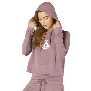 Sweat-shirt à capuche court pour femme avec Logo personnalisé et Design décontracté avec Service OEM - Product Image 1