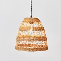 Abat-jour en rotin naturel tissé à la main, design personnalisé, abat-jour suspendu, couverture de lampes, vente en gros