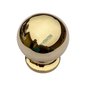 Brass Ball Cupboard Knobs <b>Small</b> Handmade Solid Cabinet Pull Custom Bulk India Manufacturer Gold Polished Metal <b>Drawer</b> Knob - Product Image 3