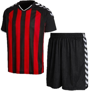 Uniforme de fútbol personalizado para hombre, Diseño a rayas, sublimación - Product Image 1