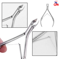Coupe-cuticules professionnel en acier inoxydable, outil de manucure et pédicure de précision