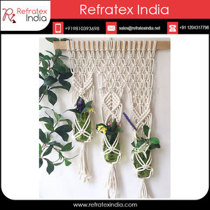 Étagère en macramé et support de plantes, fabrication Standard, pièces - Product Image 5