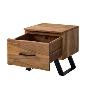 Table basse en bois massif et métal de style américain, pliable, pour meubles de restaurant et utilisation dans le salon - Product Image 4