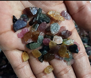 Cristal Herkimer Natural Excelente, Piedra Preciosa en Bruto con Tratamiento Térmico y Cambio de Color - Product Image 4