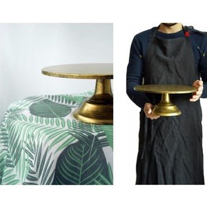 High quality golden Metal <b>Stand</b> Food Server Display Plate for home and restaurants - Product Image 5