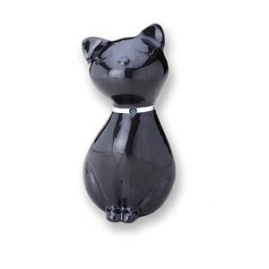 Handcrafted Cat Sculpture <b>Keepsake</b> Urns - Small Pet Cremation <b>Memorial</b> for Ashes - Decorative Feline Statue - Product Image 1