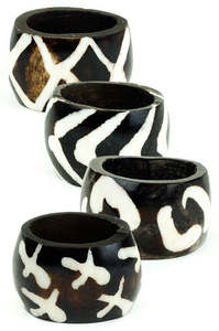 ที่ใส่ผ้าเช็ดปากแบบฝังกระดูก รูปทรงกลม ตกแต่งบนโต๊ะอาหารและโต๊ะร้านกาแฟ ที่ใส่ผ้าเช็ดปากแบบฝังกระดูก - Product Image 2