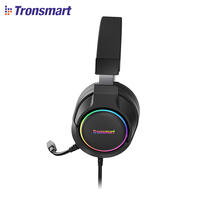 Tronsmart-auriculares para videojuegos con micrófono, dispositivo de audio con iluminación RGB, estándar, puerto USB, modo EQ, 7,1