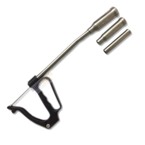 Pistola de Bolus de Alta Calidad, con Mango Curvo y Cámara de Repuesto para Cápsulas y Bolus Pequeños y Grandes - Product Image 1