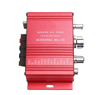 Mini amplificateur de puissance 12V, pour voiture et moto, bmw MA170, 170