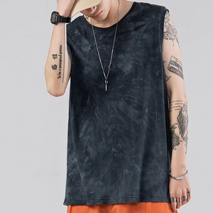 Hacemos personalizado Cantidad a granel Gimnasio Muscle Custom Tank Top Hombres Impreso Chaleco OEM Stringer Singlet Plus size Tank Top - Product Image 5