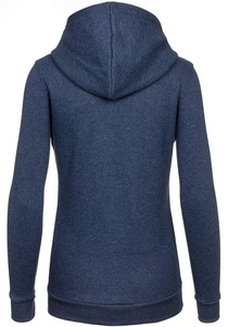 Sudadera con capucha personalizada para mujer, con logotipo personalizado, informal, con media cremallera - Product Image 2