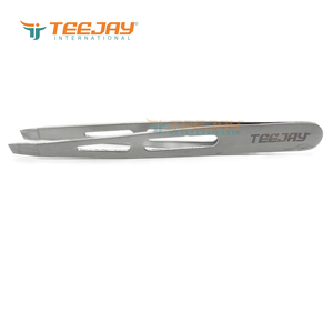 Pinza para Cejas de Acero Inoxidable TEEJAY, la Más Vendida, con Agarre Ergonómico, Punta Recta y Fina, Ideal para Cejas - Product Image 5