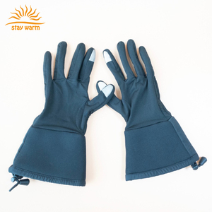 Unisex Rechargeable <b>Battery</b> Powered Thin Heated Gloves with Touchscreen and 3 Level Temperature Control for Winter Sports - Product Image 4
