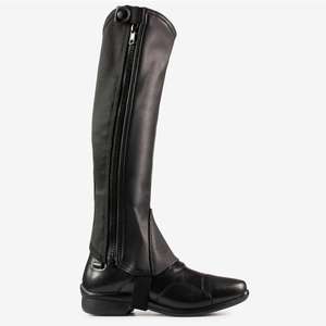 Chaps mi-longs pour hommes en cuir de vache de haute qualité, style anglais, pour l'équitation, avec couleur et logo personnalisés, norme internationale - Product Image 5