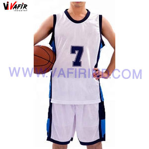 เสื้อบาสเก็ตบอลใส่ได้สองด้านแห้งเร็วเสื้อกีฬาผู้ชายพิมพ์ลายเสื้อบาสเก็ตบอลสำหรับเด็กผู้ใหญ่ - Product Image 1