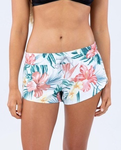 กางเกงว่ายน้ำบอร์ดชอร์ตเอวสูงสำหรับผู้หญิง ชุดว่ายน้ำแทนกินีพร้อมกระเป๋า - Product Image 1