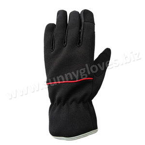 Heavy Duty Synthetic Leather Utility, <b>Driver</b>, Rigger, Safety, and Gardening <b>Gloves</b> - Product Image 5